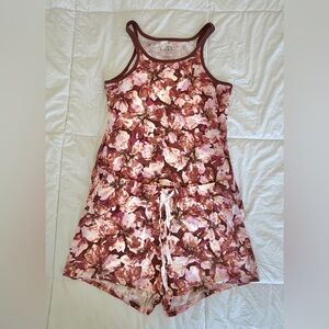 Nicole Miller Pink & Brown Short Set (NEW)